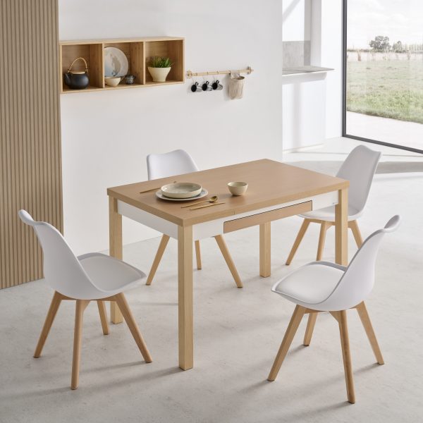 SILLA SARABIA BLANCO MATE