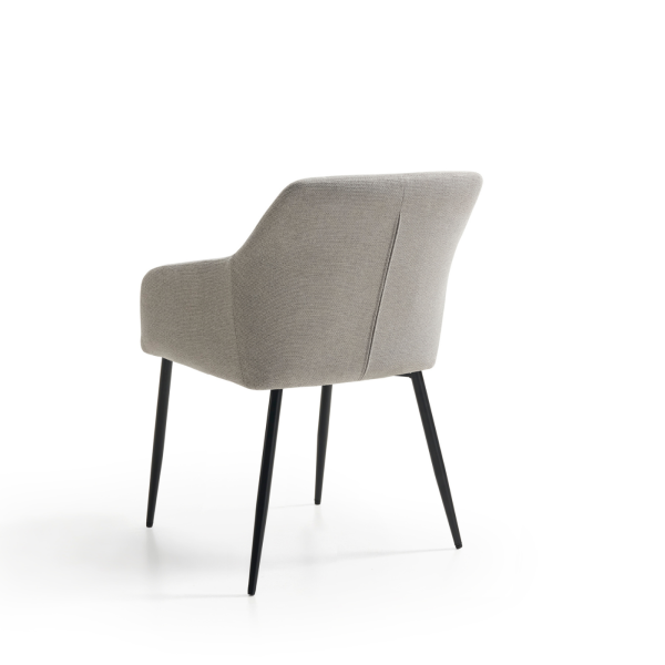 Butaca para comedor con asiento tapizado - Modelo Saleta - Imagen 2