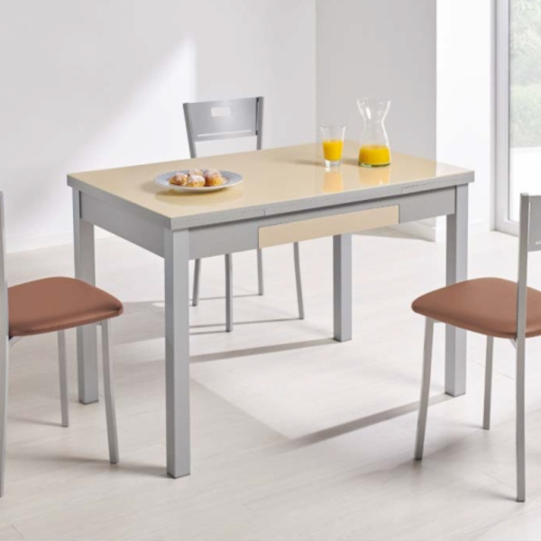 Mesa Agarimo cristal crema